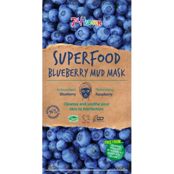 7th HEAVEN Mascarilla BARRO SUPERFOOD Arándanos