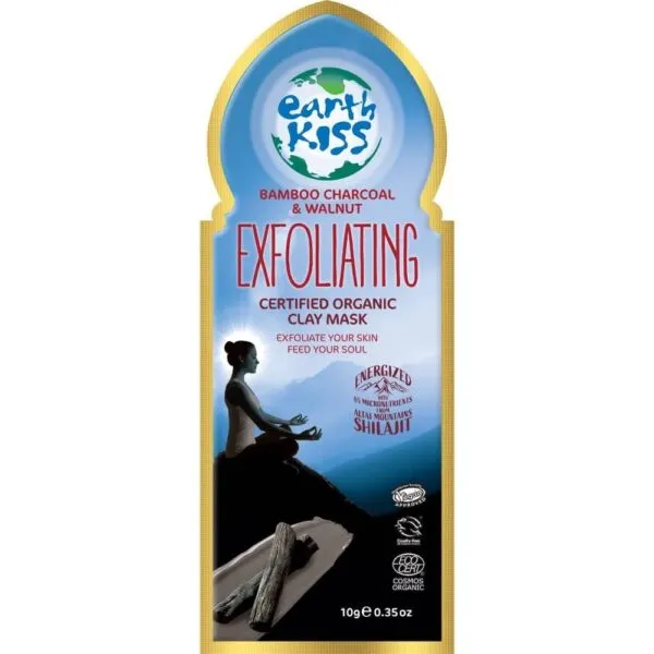 7th Heaven Earth Kiss Mascarilla exfoliante de arcilla de bambú y nuez