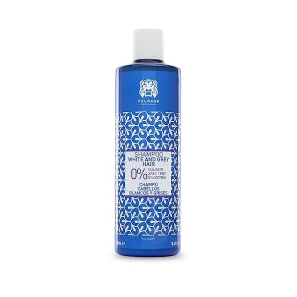 VALQUER Champú Zero % Cabellos Blancos y Grises 400ml