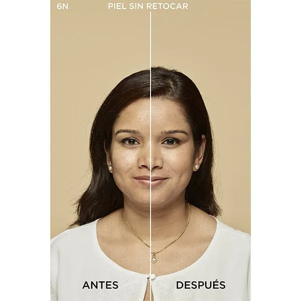 L'Oréal Paris Accord Parfait 6N Miel 30 ml - Imagen 2