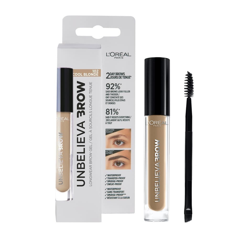 L'Oréal Paris Unbelieva Brow Gel 102 Cool Blonde - Imagen 3