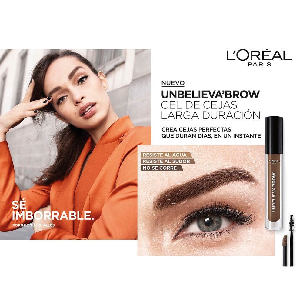 L'Oréal Paris Unbelieva Brow Gel 105 Brunette - Imagen 9