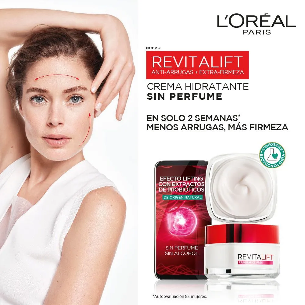 Revitalift Crema Hidratante Sin Perfume 50 ml - Imagen 3