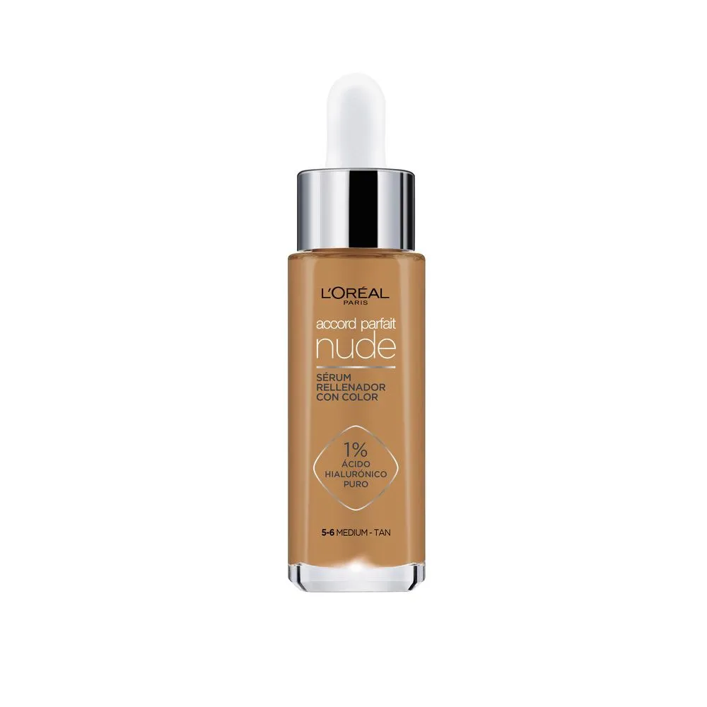 L'Oréal París Accord Parfait Sérum con Color 5-6 Medio Oscuro