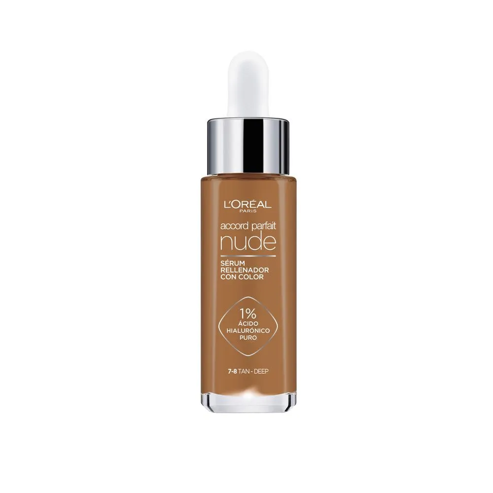 L'Oréal París Accord Parfait Sérum con Color 7-8 Muy Oscuro