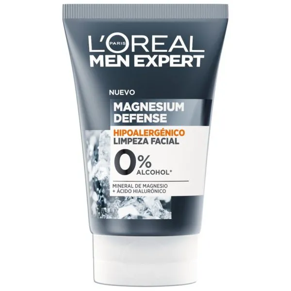 Men Expert Magnesium Defense Limpieza Facial Hipoalergénica