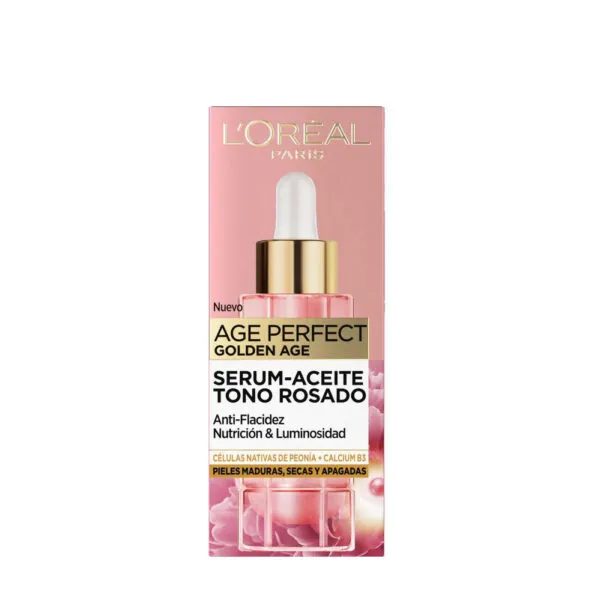 AGE PERFECT Aceite-Sérum antiflacidez Tono Rosado.