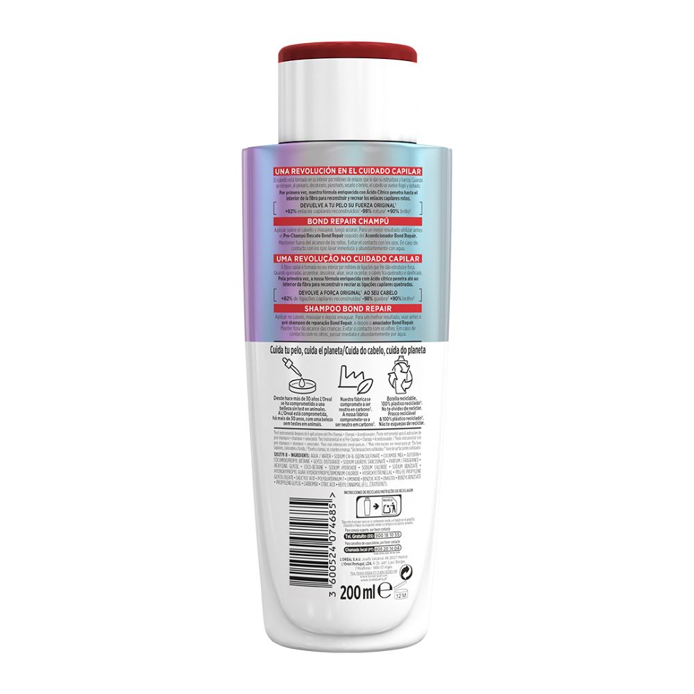 ELVIVE Bond Repair Champú Fortificante 200ml - Imagen 2