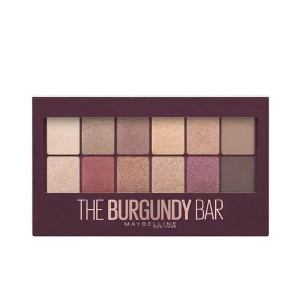 Maybelline The Burgundy Bar Paleta de Sombras