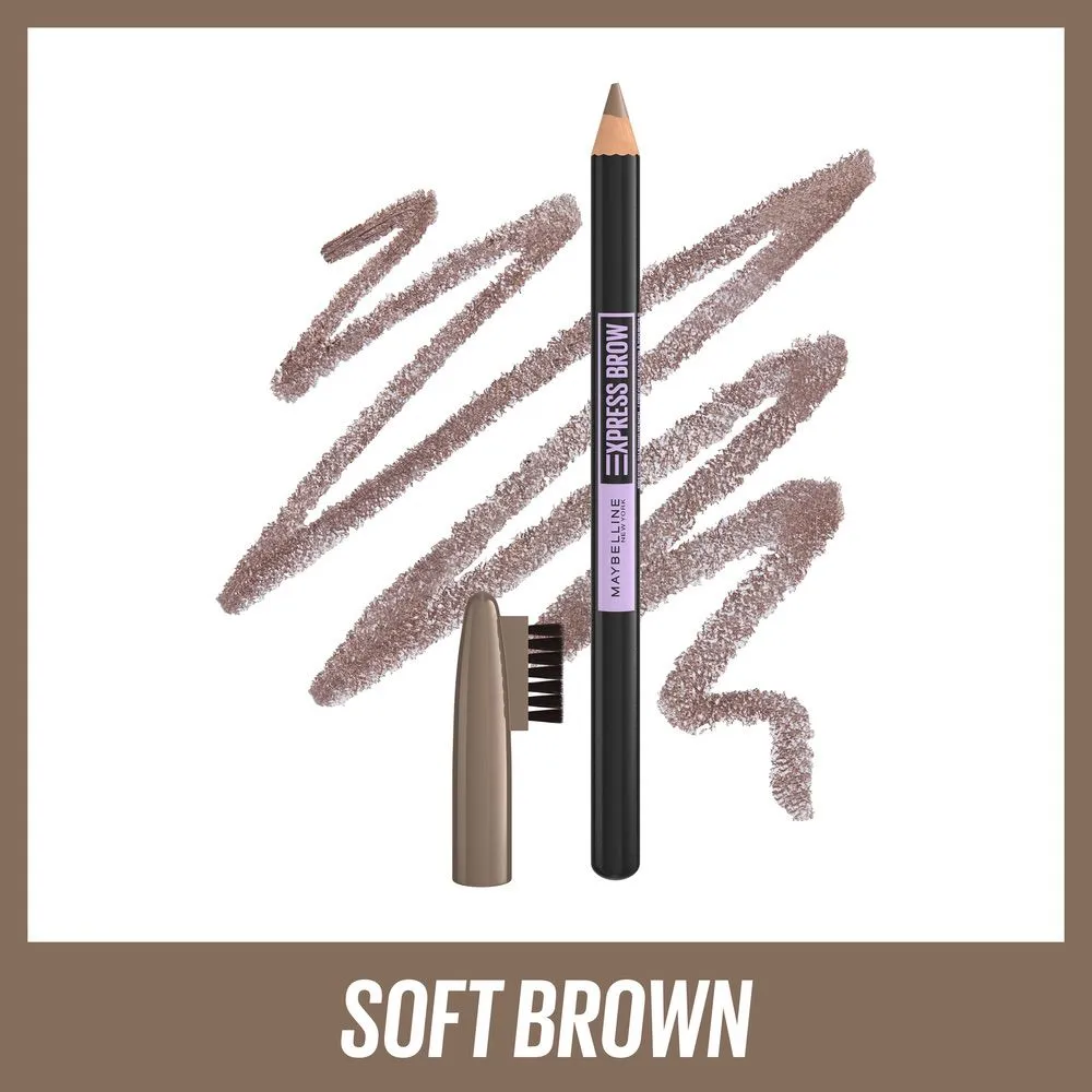 MAYBELLINE Express Brow Shaping Pencil 03 Soft Brown - Imagen 2
