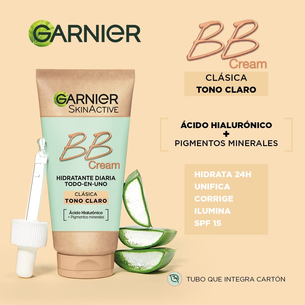 Skin Active BB Cream Clásica Tono Claro - Imagen 2