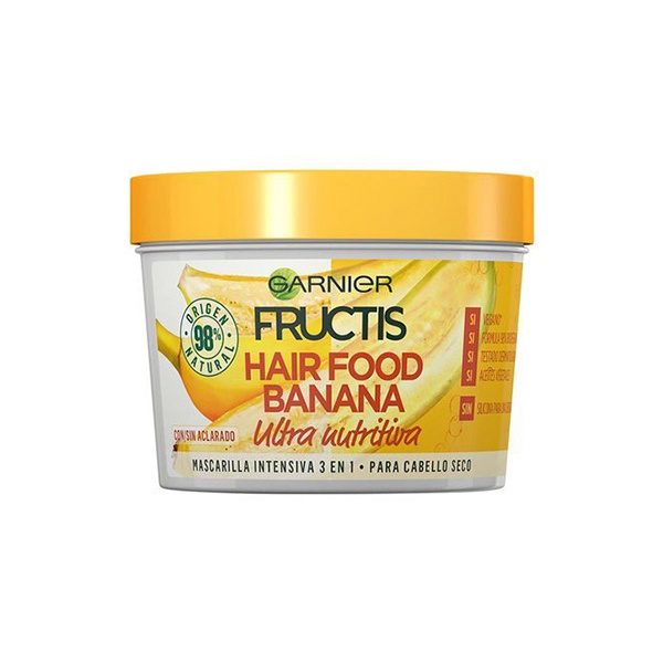 Hair Food Mascarilla 3 en 1 Banana Ultra Nutritiva 390 ml