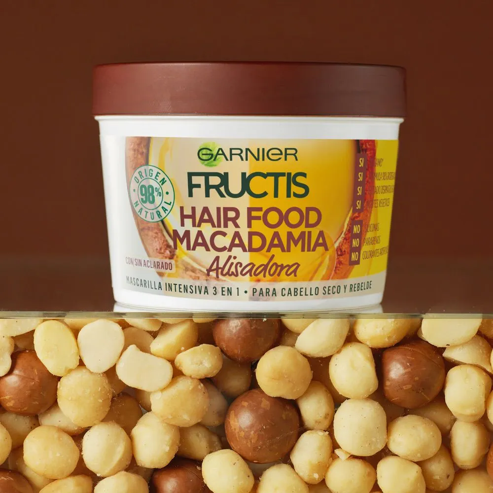 Hair Food Mascarilla 3 en 1 Macadamia Alisante 390 ml - Imagen 4