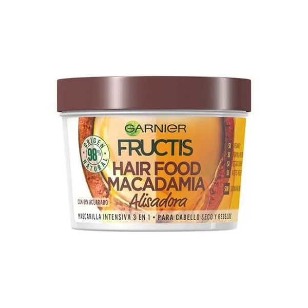 Hair Food Mascarilla 3 en 1 Macadamia Alisante 390 ml
