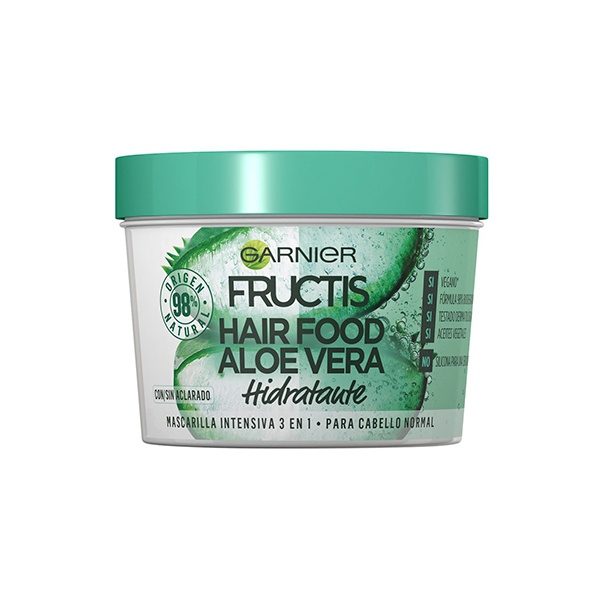 Hair Food Mascarilla 3 en 1 Aloe Vera 390 ml