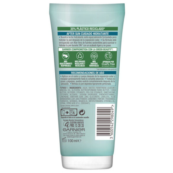 DELIAL After Sun con Aloe Natural 100ml - Imagen 2