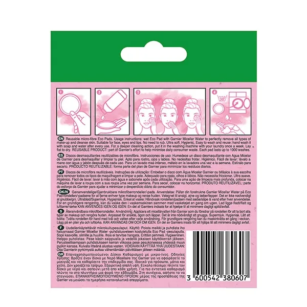 Garnier Skin Active Discos Desmaquillantes Reutilizables de Microfibra - Imagen 2