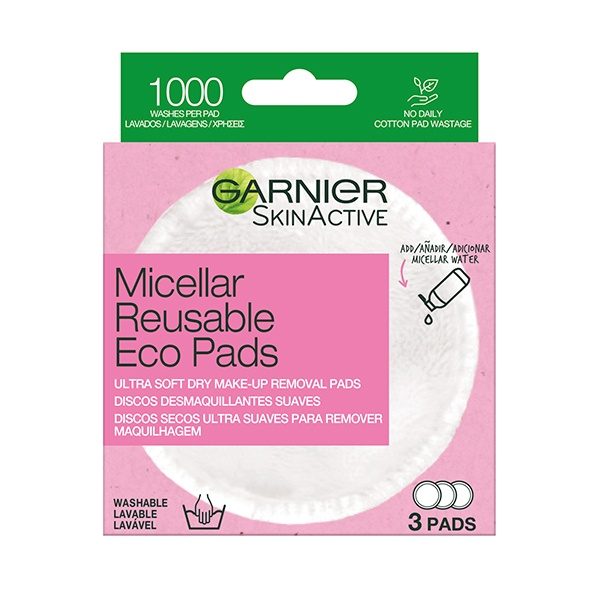 Garnier Skin Active Discos Desmaquillantes Reutilizables de Microfibra