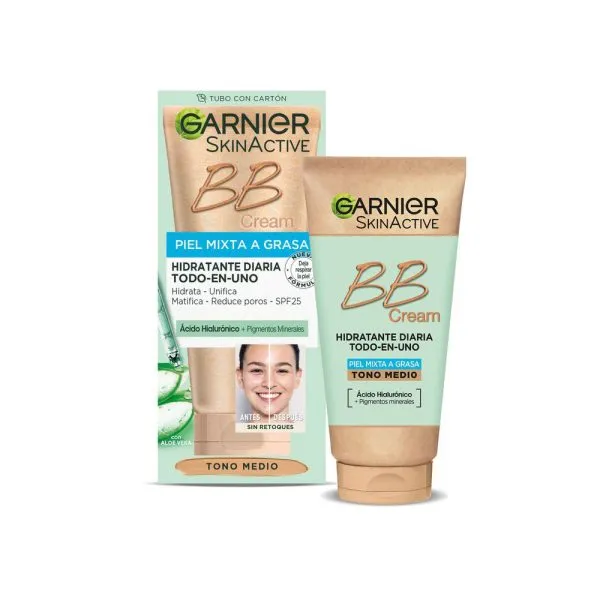 SKIN ACTIVE BB Cream Matificante Tono Medio 50ml
