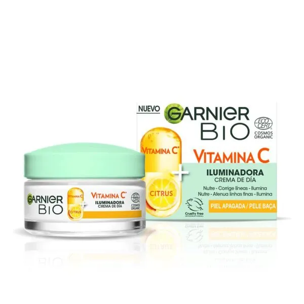 GARNIER BIO Crema de Día Iluminadora con Vitamina C 50ml