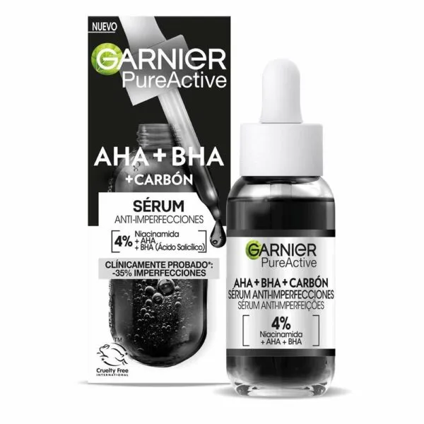 PURE ACTIVE Serum Anti-Imperfecciones AHA + BHA  + Carbón 30ml