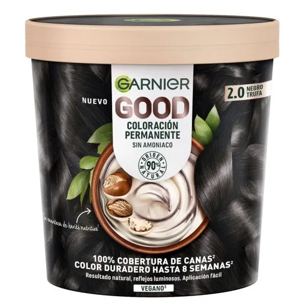 GARNIER GOOD Coloración Permanente Sin Amoniaco 2.0 Negro Trufa