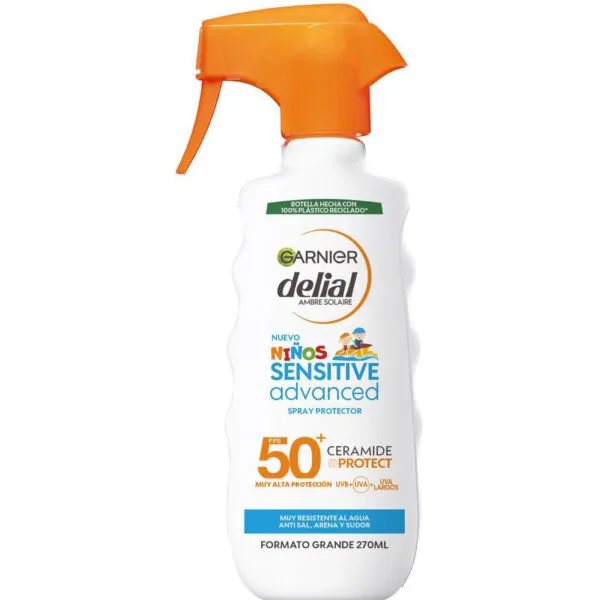DELIAL Protector Solar en Spray para Niños Alta Protección SPF50 270ml