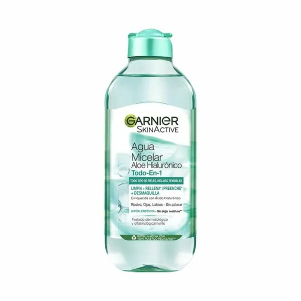 SKIN ACTIVE Agua Micelar Aloe Hialurónico 400ml