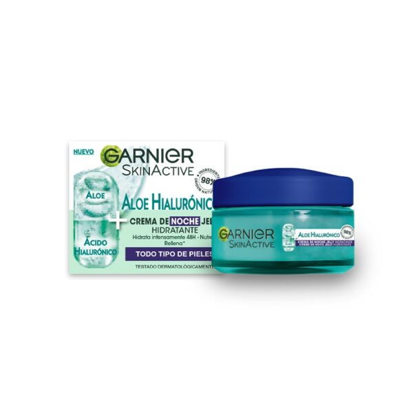 SKIN ACTIVE Aloe Hialurónico Crema de Noche Jelly Hidratante 50ml
