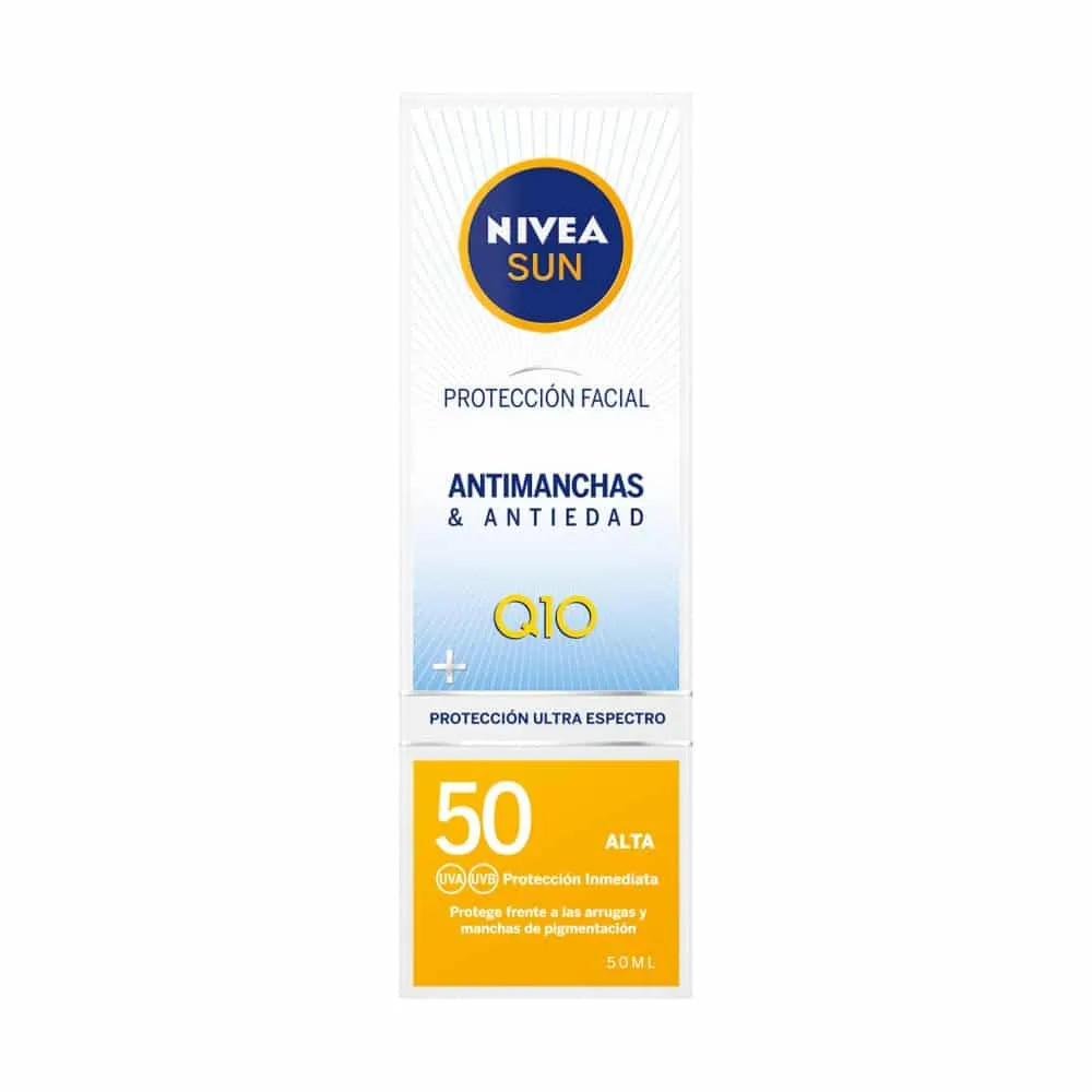 NIVEA SUN Protector Facial UV Anti-edad & Anti-Manchas FP 50 - Imagen 2