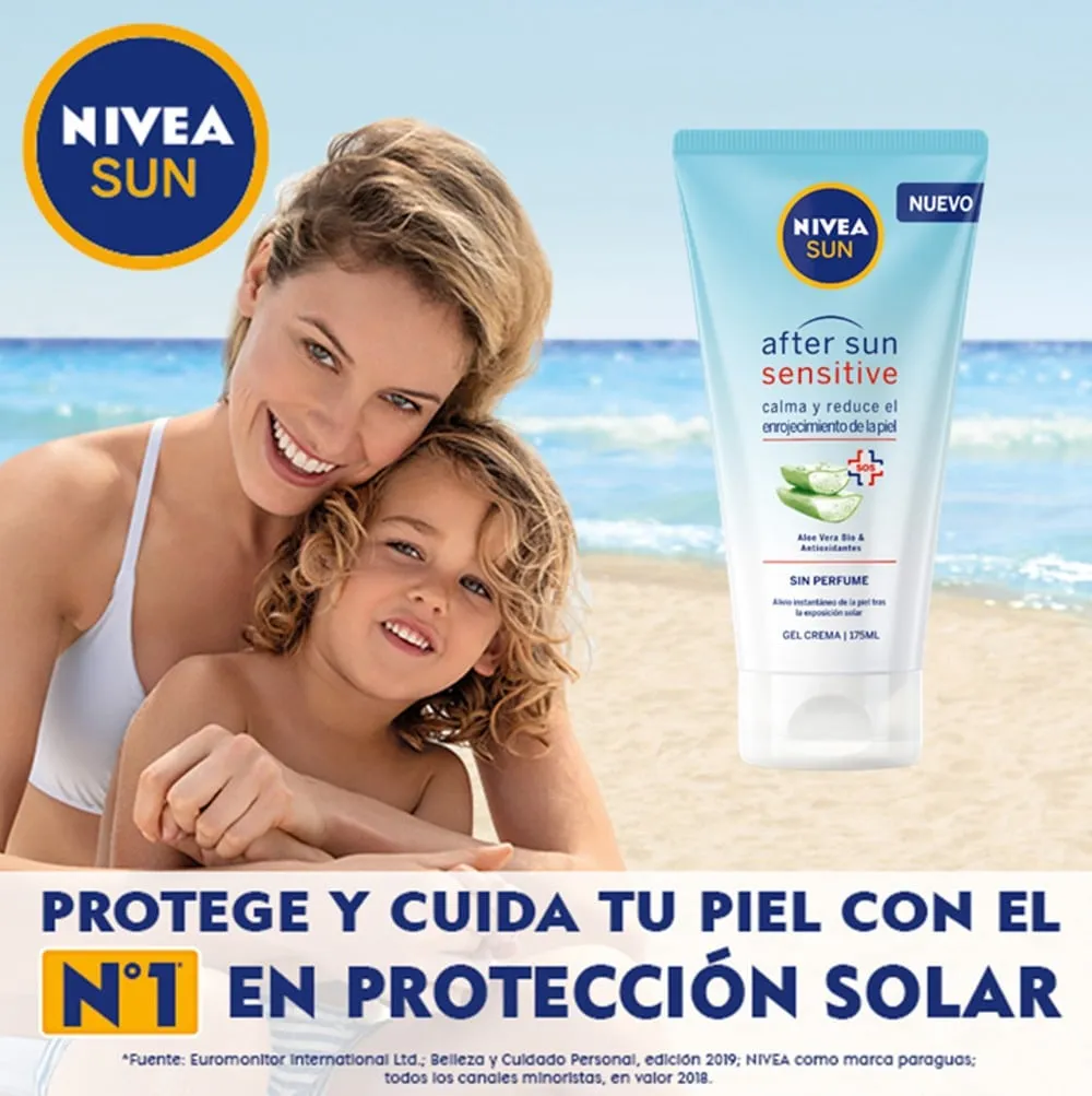 NIVEA SUN After Sun Sensitive Gel Crema - Imagen 6