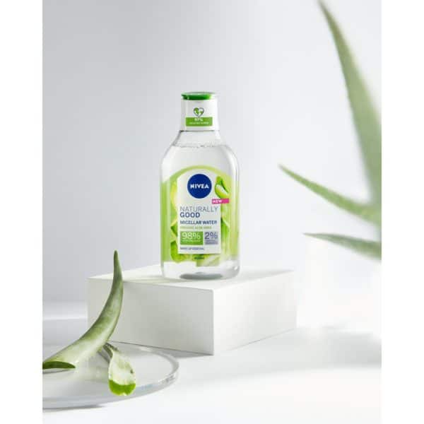 NIVEA Naturally Good Agua Micelar 400ml - Imagen 6