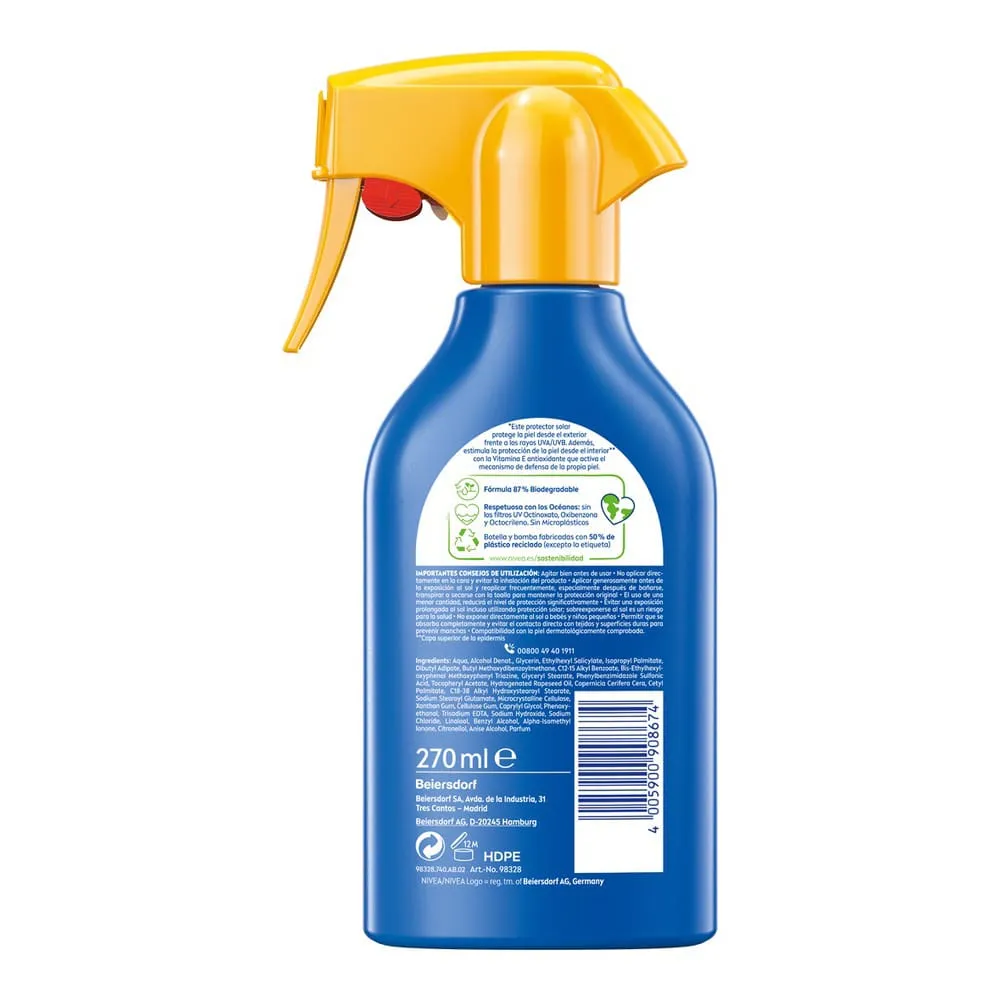 NIVEA SUN Protege & Hidrata Spray Solar FP20 270 ml - Imagen 2