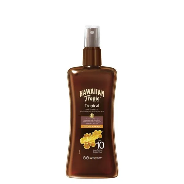 Hawaiian Tropic Aceite Spray Protector Solar SPF 10 200ml