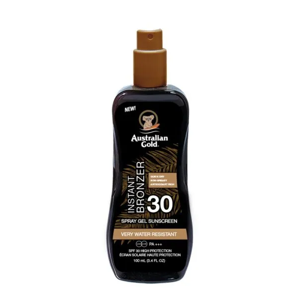 AUSTRALIAN GOLD Protector solar con bronceador IP 30 mini