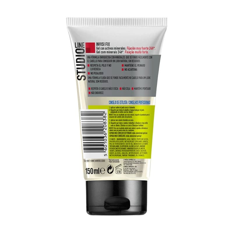 Studio Line Invisi Fix Gel Fijación Extra Fuerte 150ml - Imagen 2