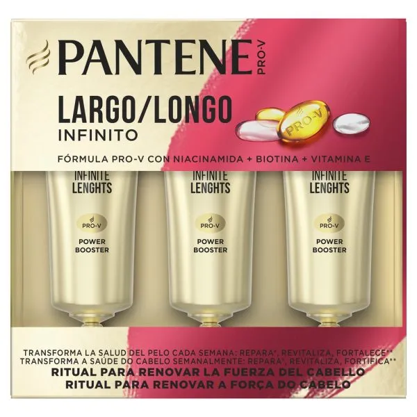 PANTENE Ampollas Largo Infinito 3u