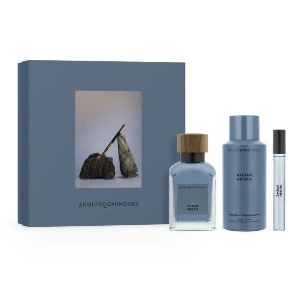 ADOLFO DOMINGUEZ Ámbar Negro Edp Set