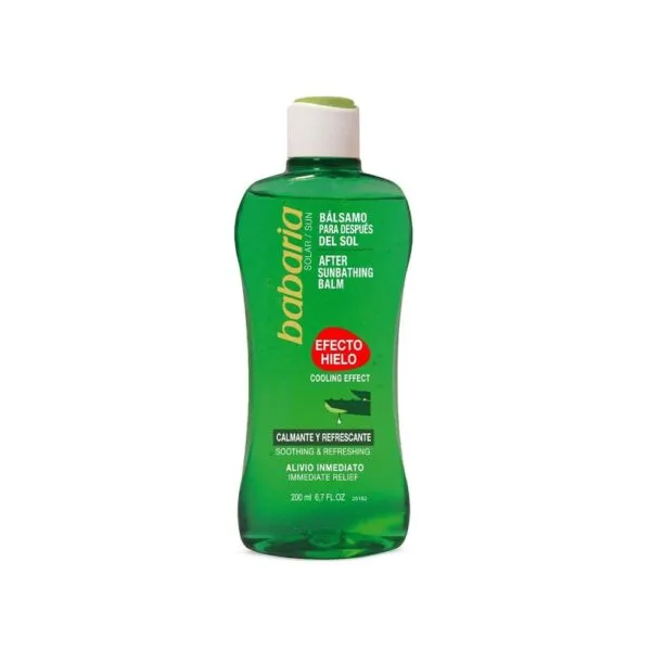BABARIA After Sun Efecto hielo con Aloe Vera 200ml