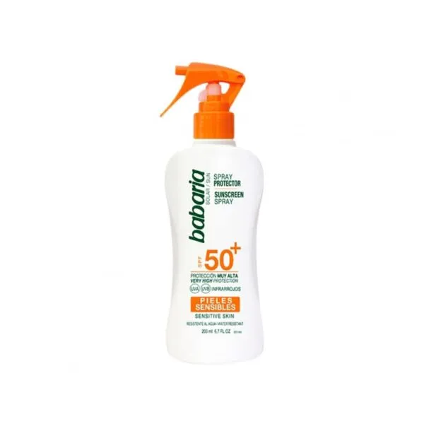 BABARIA Spray Protector piel sensible SPF50+ 200ml