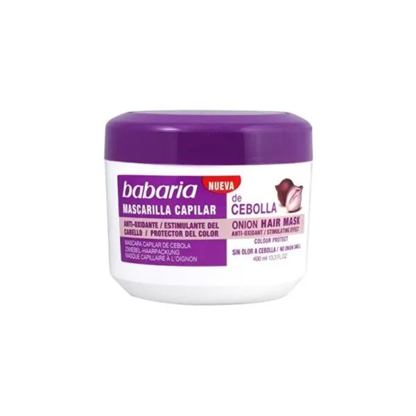BABARIA Mascarilla Capilar Antioxidante Cebolla 400ml