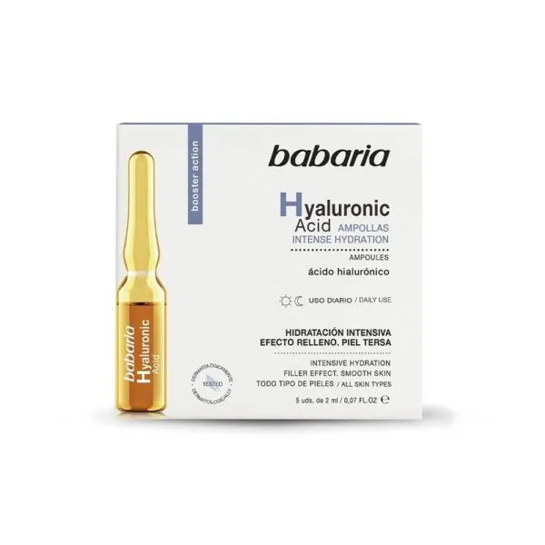 BABARIA Ampollas Intense Hydratation Hyaluronic 10ml