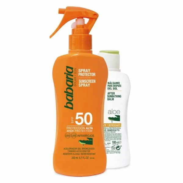 BABARIA Leche Solar Spray SPF50+ Aftersun 200ml