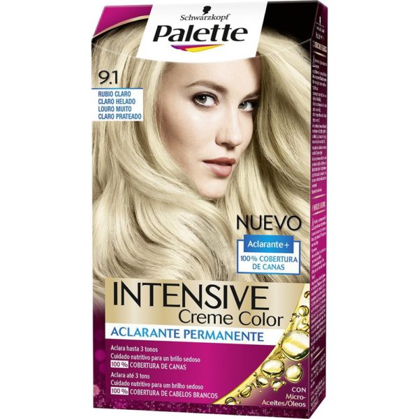 PALETTE Intensive CC 9.1 Rubio Claro Claro Helado
