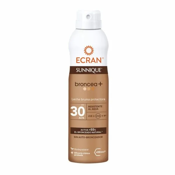 ECRAN SUNNIQUE Broncea+ Bruma Leche protectora FPS 30 250ml