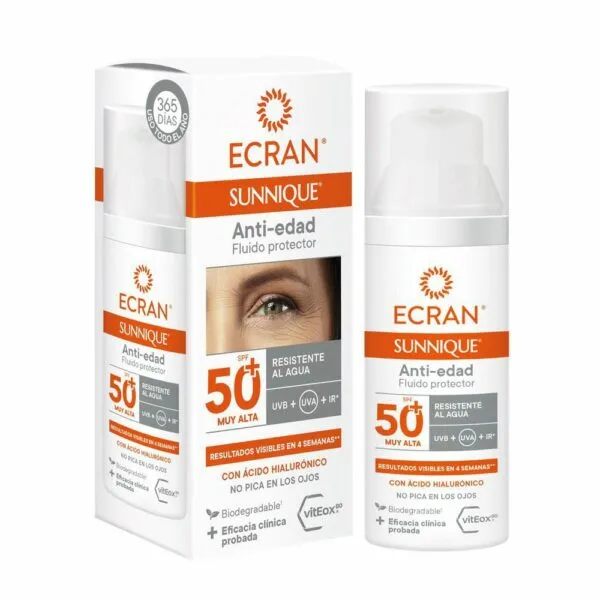 ECRAN SUNNIQUE Facial anti-arrugas FPS 50 50ml