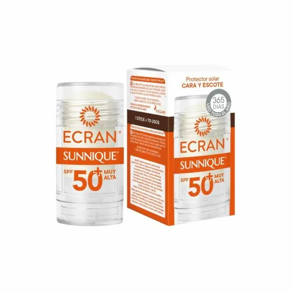 ECRAN SUNNIQUE Crema Sólida cara y escote FPS 50+ 30ml