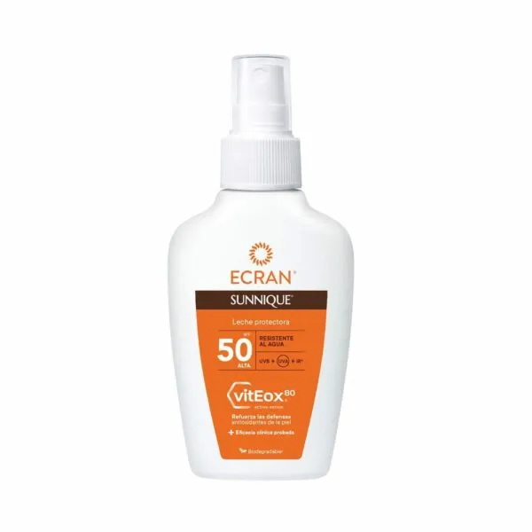 ECRAN SUNNIQUE Leche protectora spray FPS 50 100ml.