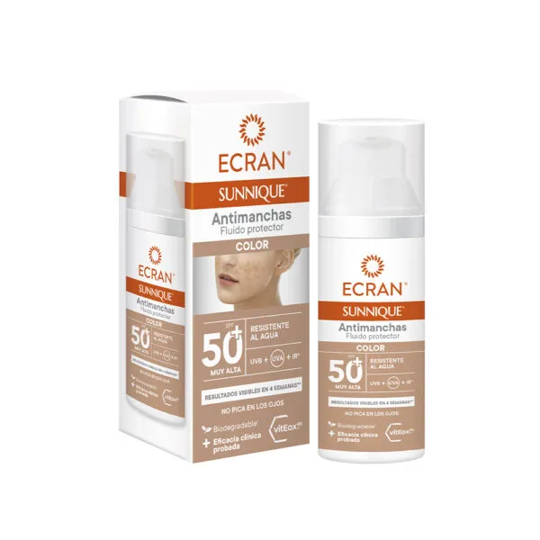 ECRAN SUNNIQUE Antimanchas Fluido Protector Color SPF50+ 50ml