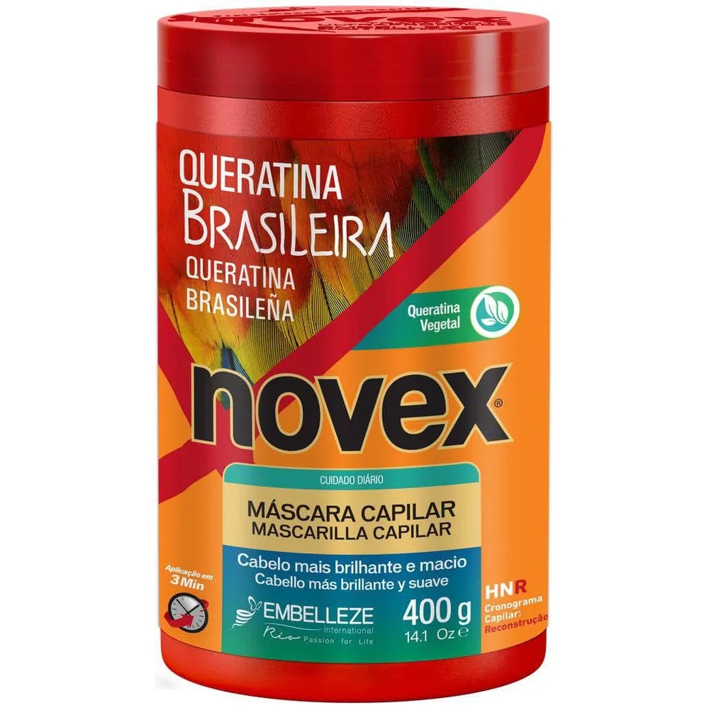 NOVEX Mascarilla Keratina Brasileña 400g
